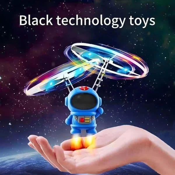 cologne 2026 New Flying Robot Astronaut Toy Aircraft Hightech Handcontrolled Drone Interactive Dual Wings perfume With Lights Outdoor Gifts