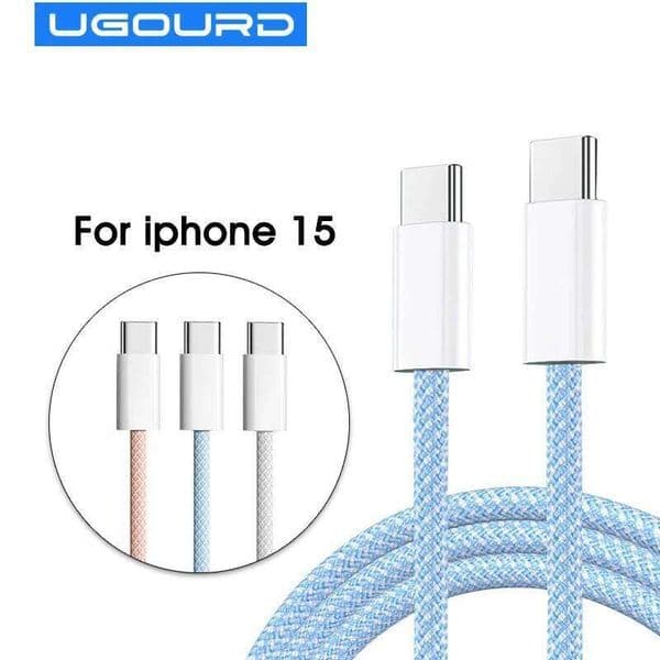 UGOURD PD 60W 20V3A TYPE to Fast Charging Cable for iPhone 15 Pro Max To USB C USB2 480Mbps For Samsung Huawei xiaomi