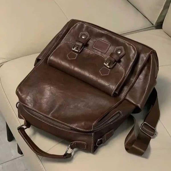 JIAERDI Vintage Brown Backpacks Women Preppy Style Large Capacity Casual Mochila Schoolbag Female Retro Y2k Backpack Aesthetic L251011