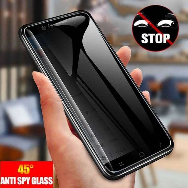 Fingerprint Function Privacy Screen Protector for Samsung Galaxy S25 S24 S23 Ultra S22 Plus S21 FE S10 Anti-spy Tempered Glass