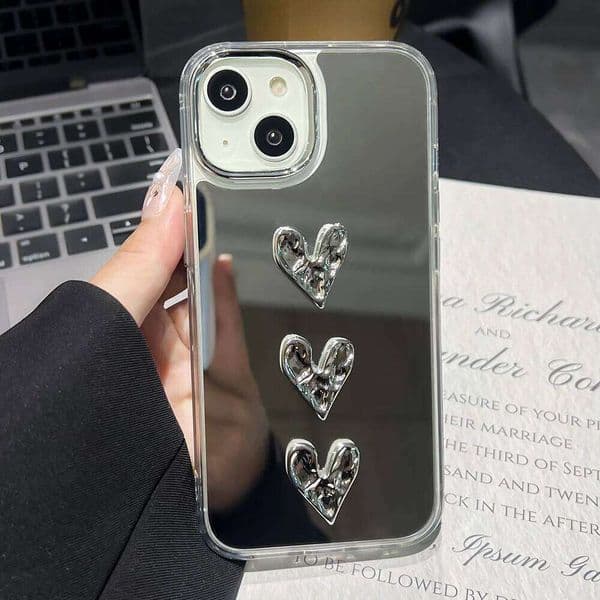 INS Love Heart Custom DIY Candy Color Phone Case For iPhone 15 14 16 13 12 11 Pro X XR XS Max With Strap Soft Silicone Cover