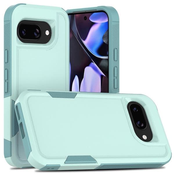 2 in 1 Heavy Duty Rugged Armor Shockproof Mobile Phone Case For Google Pixel 9Pro XL 10A 10 9 8 7 6A Pro XL TPU Protective Cover Fundas