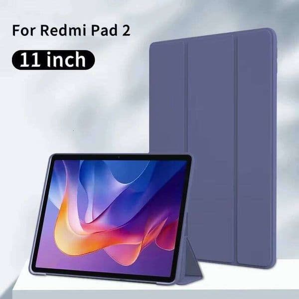 Case Xiaomi Pad 2 11 inch Trifold PU Leaher Soft Back Stand Tablet Shell For Redmi Pad2 11" Pencil Holder Fundas