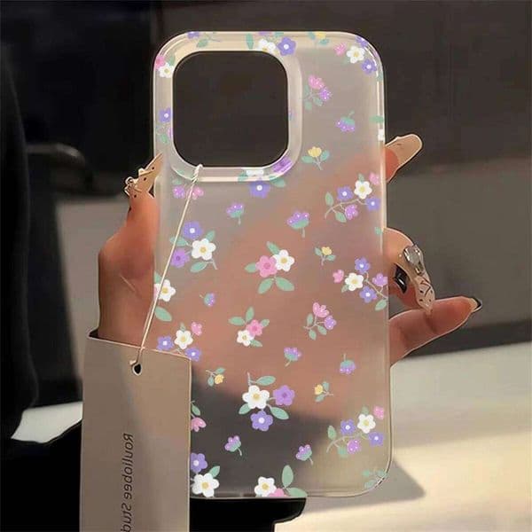 Flower Matte Case For Cases iPhone 17 Air 16 Pro Max 12 14 11 13 15 Fundas Soft Shockproof Cover Leopard Phone Bumper