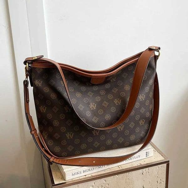Fashionable Designer Tote Bag Womens Genuine Leather Shoulder Handbag Crossbody Purse Elegant Luxury W251014