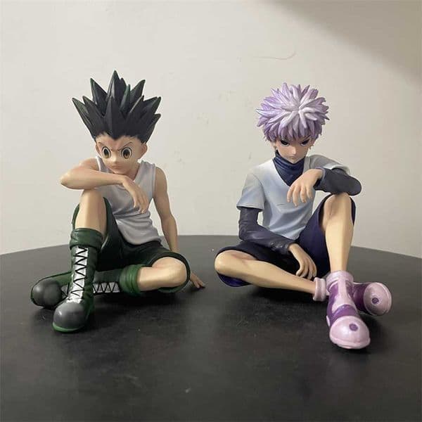 11cm HUNTERHUNTER Killua Zoldyck GON FREECSS PVC Action Figure Anime Figure Model Toys Collection Doll Birthday Gift 8J5W