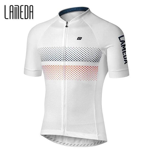 LAMEDA Bike Bicycle Jersey Men Summer Cycliny Short Sleeve for Men Biking Clothing Moisure Wicking MTB Top Shirts with 3 Pockets 251008