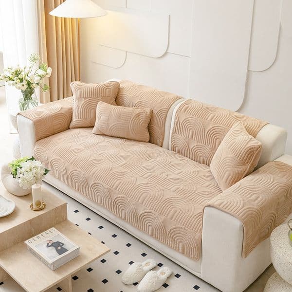 Elegant All Seasons Sofa Furniture Protection Combo Featuring Comfortable Material