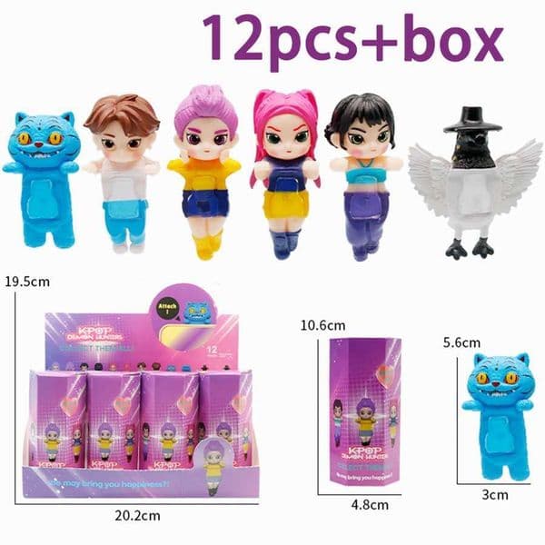 Kpop Demon Hunters Collectible Mini Figures Blind Box Derpy Tiger Rumi Mira Zoey Sussy Doll Fan Gift Christmas Birthday Gift CKQW