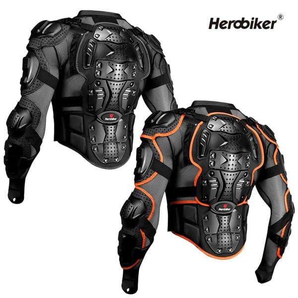 HEROBIKER Motocross Jacket Motorcycle Armor Men Body Armor Motorcycle Riding Protection Bike Riding Jacket Protection S5XL 251013