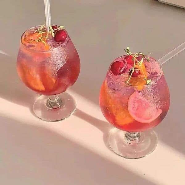 Ins Wind Thickened Bantam Red Wine Glass Transparent Simple Bar Champagne Cold Drink Cup Juice Foreign 251013