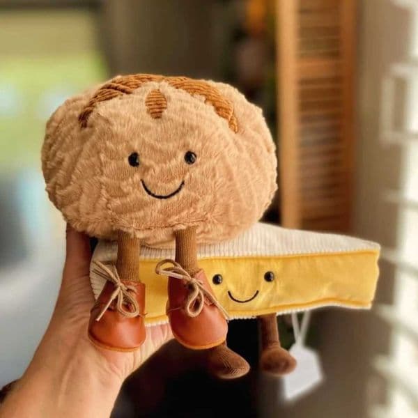 Toys Dessert Doll Australia Limited Edition Sour Bread Cute Plush Toy Girl Gift Fun Bread Doll
