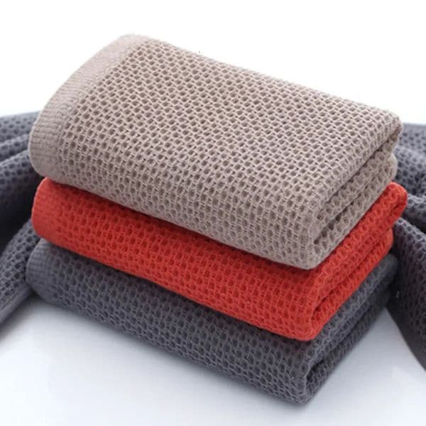 High quality Honeycomb Bath Towels Cotton Thicken Jacquard Plain Bathroom el Towel Super Absorbent Soft WaffleTowel 251013BJ