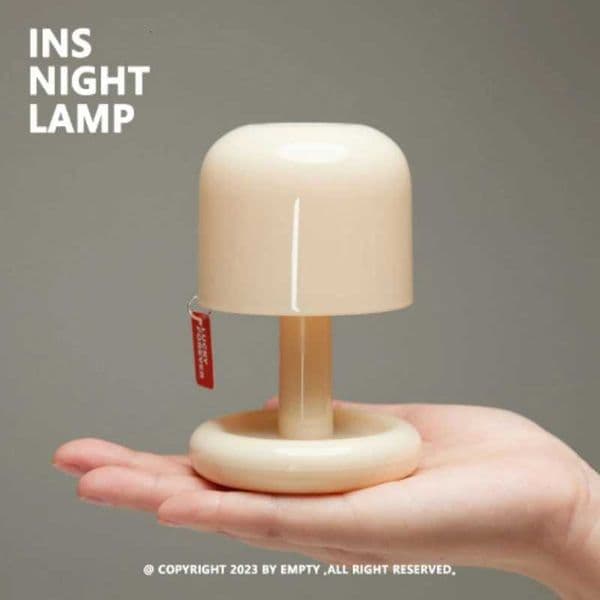 Mini Desktop Sunset Night Lamp Creative USB Rechargeable Mushroom Style Led Night Light for Coffee Bar Home Decor Bedroom Z251014