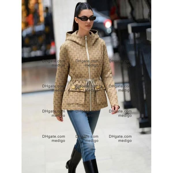 Designer Womens hooded Jackets Coat windbreak clothing full classic letters style Autumn Long Sleeve Jean Jacket Street Style Jacket tops