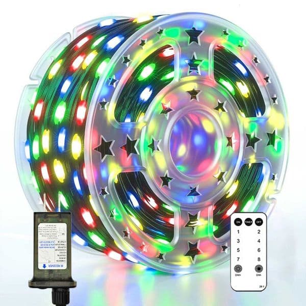 5001000LEDs Fairy String Lights With Remote Control 50M 100M Christmas Garland Outdoor IP44 Waterproof For Tree Street Wedding X251015