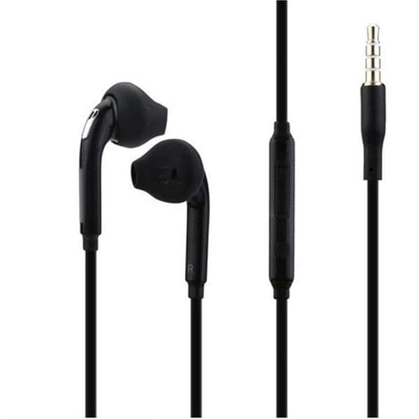 Earphones with Mic for Samsung Galaxy S7 S6 S4 J5 N7100 Headphones in-Ear PVC Mobile Phone Handsfree Microphone No Package