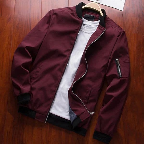 Men Bomber Jacket Thin Slim Long Sleeve baseball Jackets Mens Windbreaker Zipper Windbreaker Jacket Male Outwear Clothing 251013