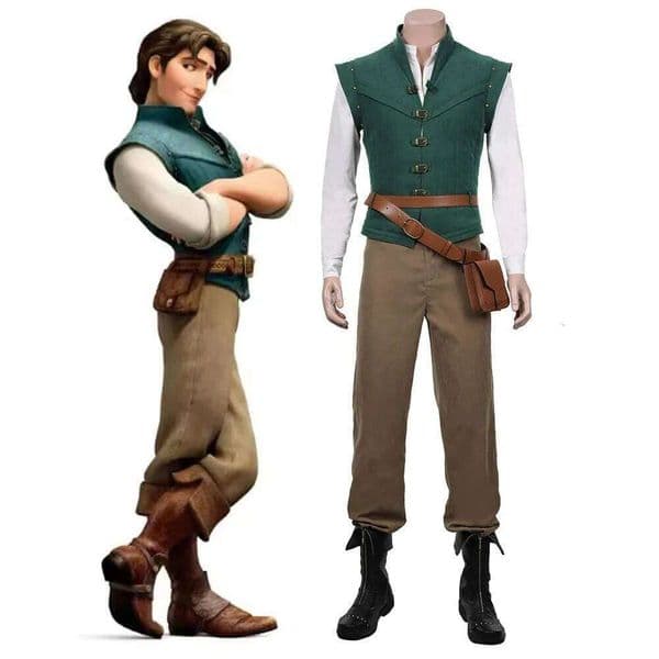 Flynn Rider Tangled Rapunzel Cosplay Costume Adult Carnival Uniform Anime Halloween Costumes 2026