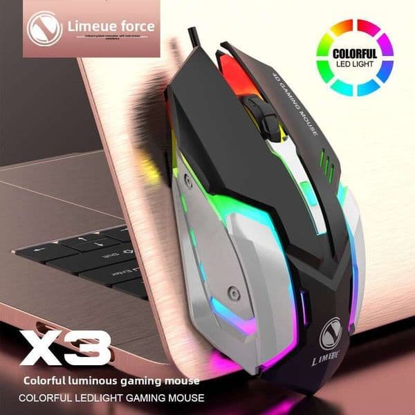 Limei X3 Wired Desktop Laptop Gaming Computer Business Office Mouse Peripheral