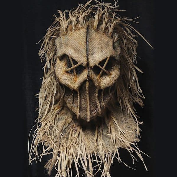 Scary Halloween Scarecrow Mask Headdress Funny Props Horror Atmosphere Masquerade Mask Cosplay Party Props 251015