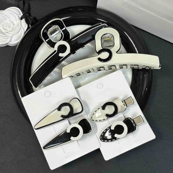 Luxury Designer Hair Clip Barrettes Letter Hair Claw Clip black Hairpin Hair Clip Jewelry Hairpins Hair Accessories