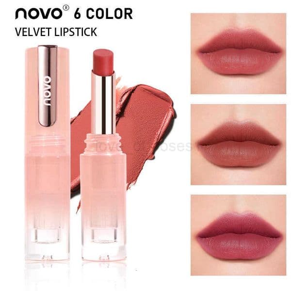 Velvet Matte Lipstick LongLasting Water Resistance NonStick Cup Suitable For All Skin Types MultiColor Options Z251016