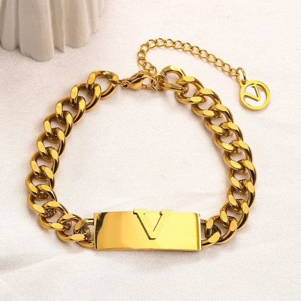 Bracelets Designer For Women Jewlery Charm Gold Links Pearl Bracelet Luxury Ladies Brand Letter Bracelet Chains