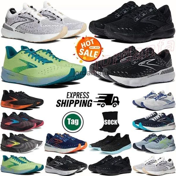 High quality Running Shoes Sneakers Women Men Ghost GTS Cascadia 16 Mens Womens Trainers Outdoor Sports Sneakers Black White Orange Purple