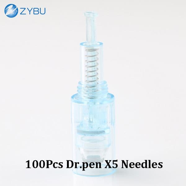 100pcs Replacement Needles Consumables For Dr pen X5 Therapy Nano 3D 5D Round Dr.pen Cartridges 9 12 24 36 42 Pins Micro Needling MTS Head Screw Dermapen Parts