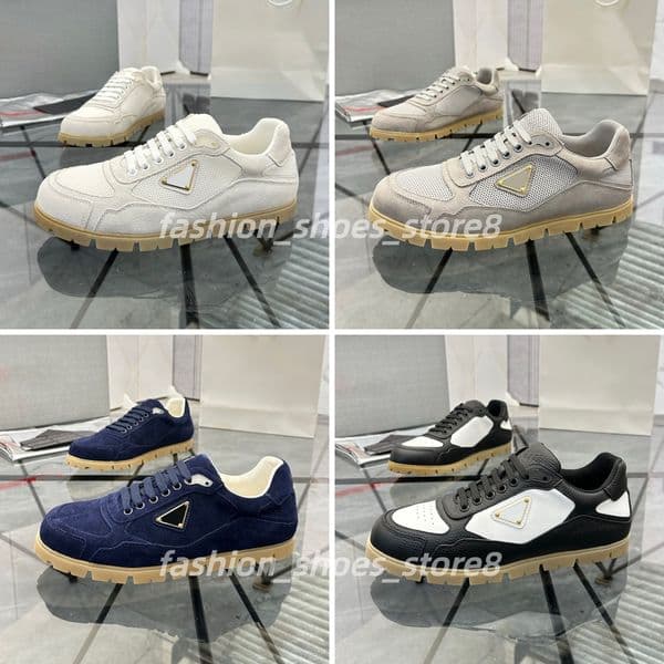 Designer Trail suede Men Casual Shoes genuine leather Sneaker high-quality Outdoor Sneakers Luxury fashion Non-slip Sport Shoes Low top Lace-up board shoes with box