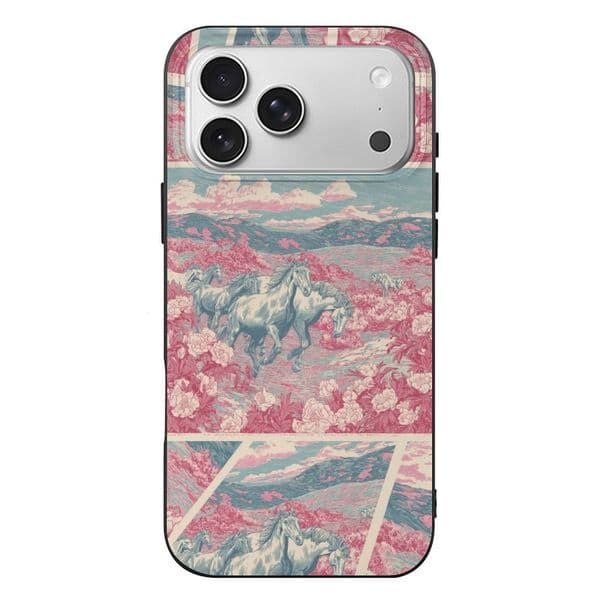 Her horse H Designer iphone case 17 16 case luxury case for iPhone 17 16 15 Pro Case: Customized glass style Phone Cases Slim Anti Yellowing Military Grade Protection A4