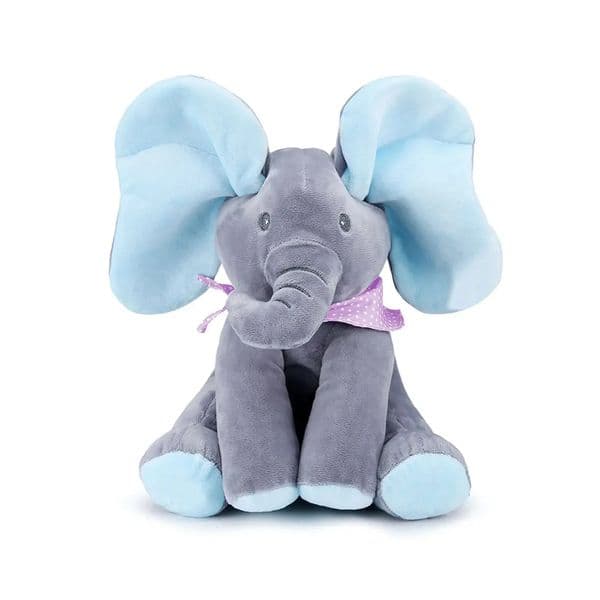 Animated Elephant Toys Plush Singing Elephant with Ears Moving Electric Plush Toy Adorable Elephant Stuffed Animal Toy for Baby 251017