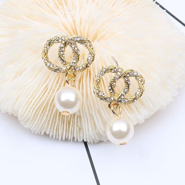 Brand Pearl Earring Classic Designer Earring Wedding Gift Woman Jewelry Accessories Mixed Style