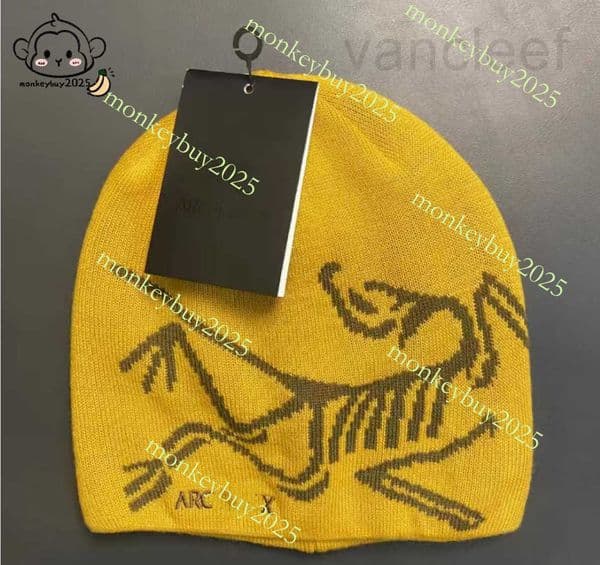 2025 Fashion Classic arc Beanie Designer Winter Hat Beanies Bonnet Luxe Skull Cap Knitted Fitted Hats for Men Mens Muts Berretto Beenie Hot Sale arrcteryrx hat