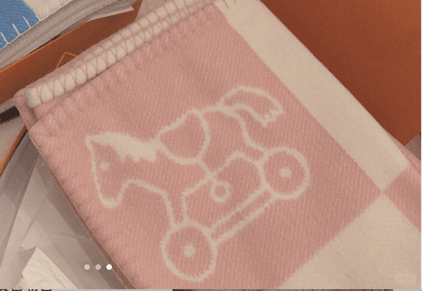 Pink H Blankets Baby Girls Blanket 100&140cm TOP Quailty Letter Blankets BOY GIRL Home Sofa