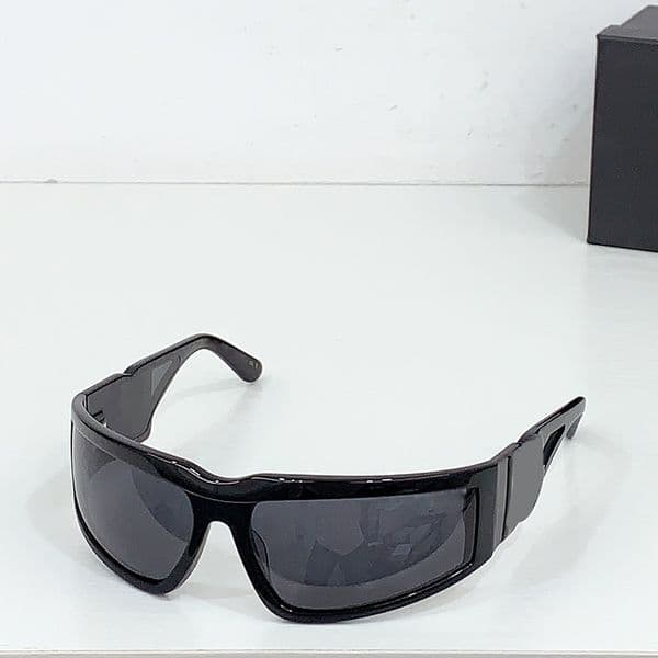Designer sunglasses for women DG Pumped Sunglasses Ace shape black acetate grey lenses sunnies Y2K trendy Street Shooting shades luxury brand vintage glasses 6198