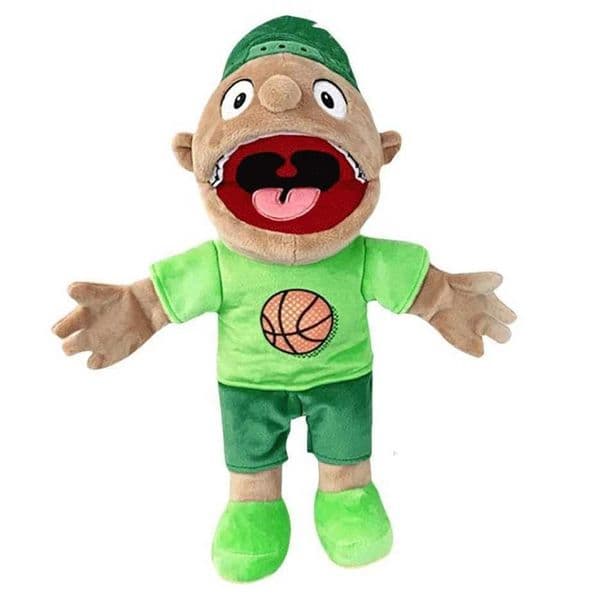 40cm Jeffy Hand Puppet Plush Children Soft Doll Talk Show Party Props Christmas Doll Plush Toys Puppet Childrens Birthday Gifts 50% off online
