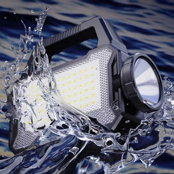 Solar Camping Lantern Type C Rechargeable Outdoor Camping Searchlight Super Bright Outdoor Emergency Light for Outdoor Emergency X251021