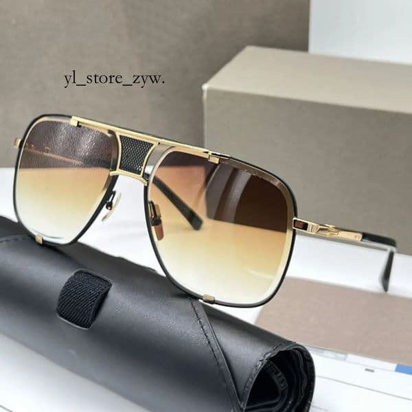 Ditaglass Man Sunglasses Five For Men Women Classic Style Summer Anti-Ultraviolet Retro Plate Full Frame Fashion Eyeglasses Random Box High Quality Sunglasses d70