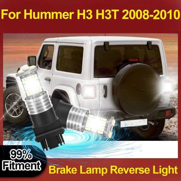 3400LM Super Bright 3157 P277W T25 Brake Lamp 12V High Quality Reverse Light 6W Plug And Play For Hummer H3 H3T 2008 2009 2010 X251021