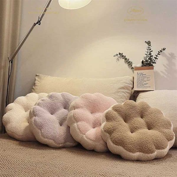 Cute Macaron Color Cushion Pillow Sofa Bed Sleeping Office Chair Cushion Soft Thick Bay Window Tatami Living Room Floor Mat X251021