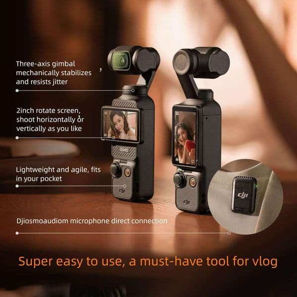 DJI Osmo Pocket 3 Portable PTZ Camera Travel Handheld vlog Camera