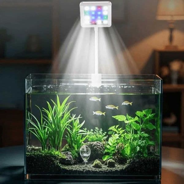 External Switch 360 Rotatable Aquarium LED Light USB Adjustable Fish Tank Light Waterproof Fish Tank Clip Lamp Landscaping Z251021