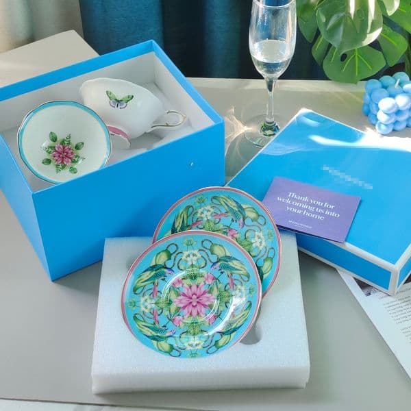 Timeless Double Coffee Cup Saucer Set, Ideal For Cozy Mornings Or Elegant Entertaining, Featuring High-End Ceramic Quality And Gorgeous Gift Packaging 12545