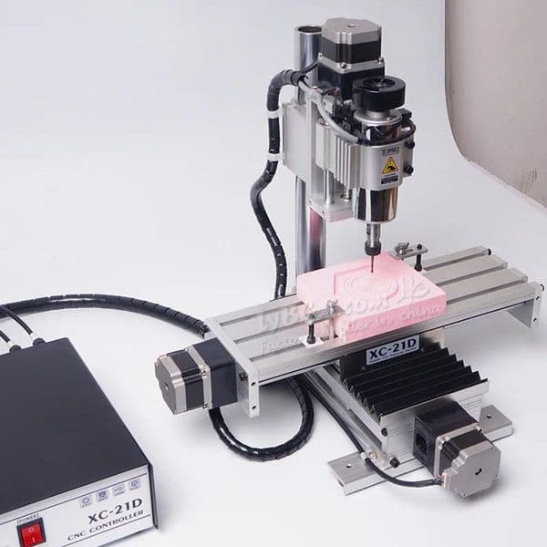 XC 21D Engraving Machine 3 Axis 4 Axis Engraving Drilling and Milling Machine USB Interface DC 300W Spindle 11000rpm/min