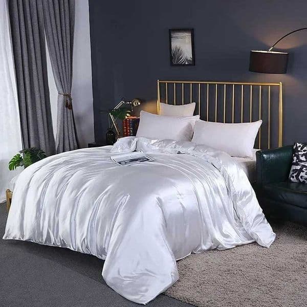 2026 Luxury Stain Mulberry Duvet King Smooth Beautify Skin Silk Blanket Soft Comfort Comforter Covers Quilt Cove Free Shipping