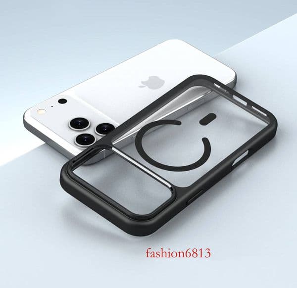Transparent Magsafe Case for iPhone 17 Air 17Pro Max Clear Wireless Charge Hard Armor Cover