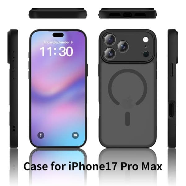 Precise Cutout Matte Liquid Case for iPhone 17 Pro Max 16 Pro Max 15 PRO MAX Magnetic Anti-Drop
