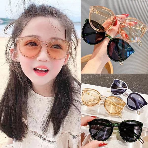 New 2024 Kids Sunglasses Vintage Square Boy Girl Fashion Baby Goggles Children Sun Glasses UV400 Eyewear Z260305 thumbnail 2